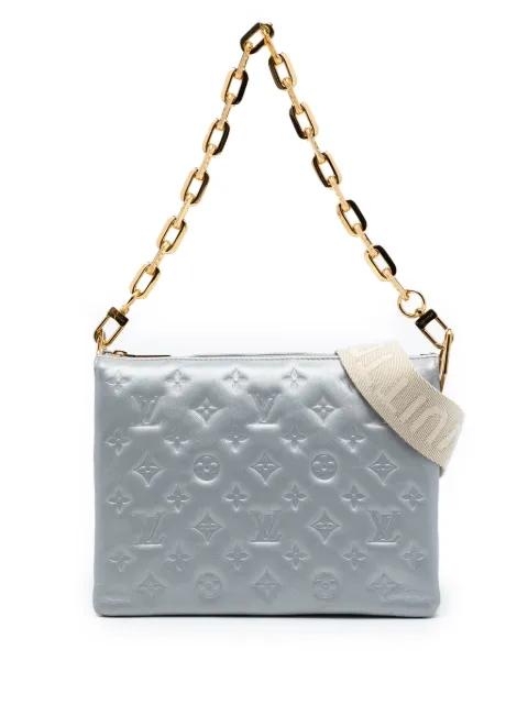 2021-2026 Monogram Embossed Puffy Lambskin Coussin PM satchel by LOUIS VUITTON 