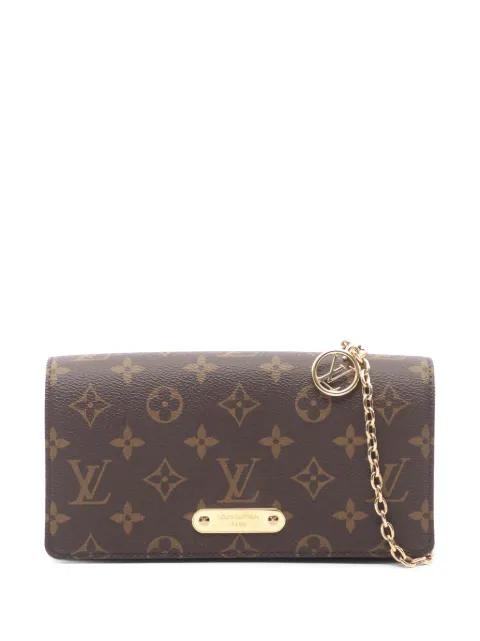 2021-2026 Monogram Lily Wallet on Chain crossbody bag by LOUIS VUITTON 