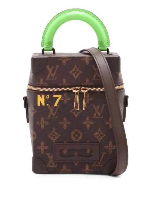 2021-2026 Monogram No7 Vertical Box Trunk satchel by LOUIS VUITTON 