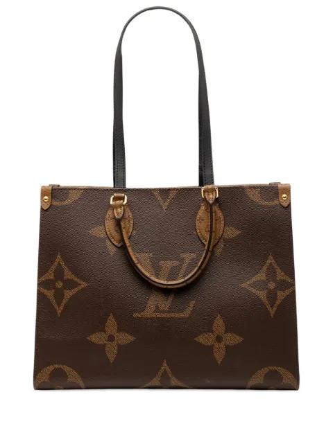 2021-2026 Monogram Reverse Giant OnTheGo MM satchel by LOUIS VUITTON 