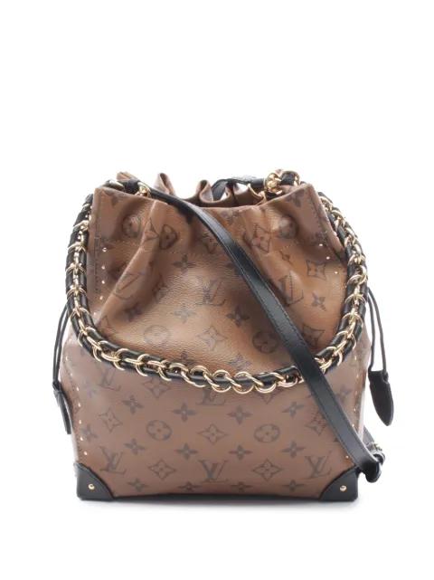 2021-2026 Monogram Reverse Noe Trunk bucket bag by LOUIS VUITTON 