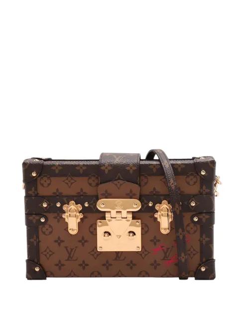 2021-2026 Monogram Reverse Petite Malle crossbody bag by LOUIS VUITTON 