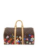 2021-2026 TM Monogram Flowers Keepall Bandouliere 45 travel bag by LOUIS VUITTON 