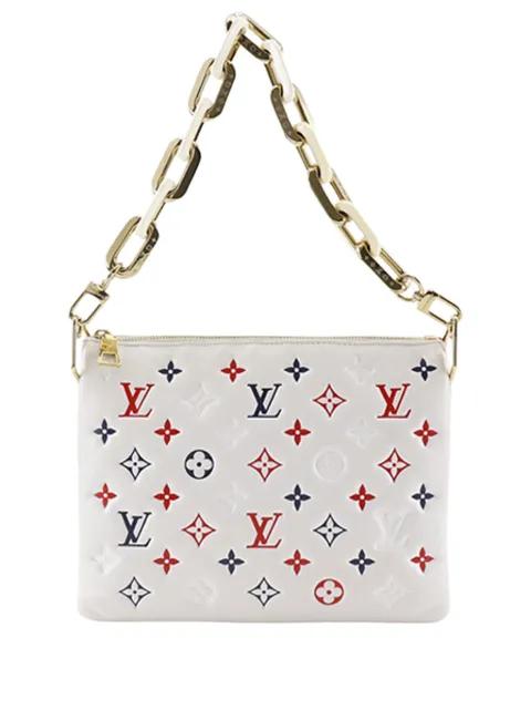 2021-2026 Tricolor Monogram Embossed Puffy Lambskin Coussin PM satchel by LOUIS VUITTON 