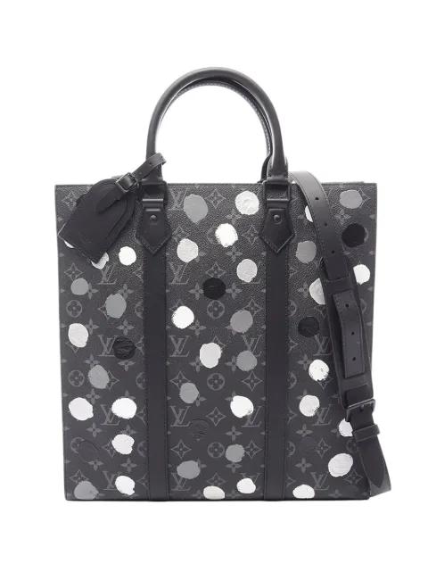 2021-2026 x Yayoi Kusama Mongram Eclipse Sac Plat satchel by LOUIS VUITTON 