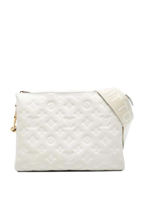 2021 Monogram Embossed Puffy Lambskin Coussin PM satchel by LOUIS VUITTON 