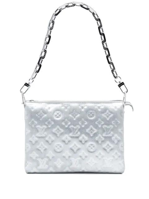 2021 Monogram Embossed Puffy Lambskin Coussin PM satchel by LOUIS VUITTON 
