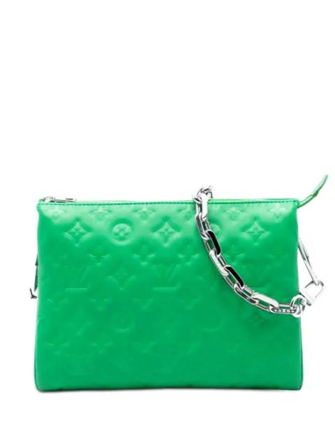 2021 Monogram Embossed Puffy Lambskin Coussin PM satchel by LOUIS VUITTON 