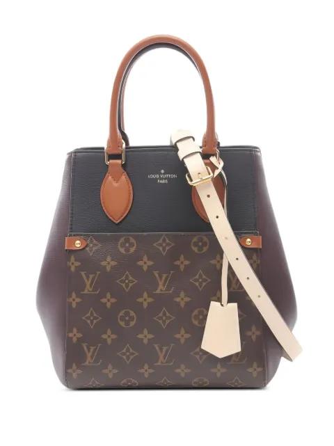 2021 Monogram Fold MM Noir tote bag by LOUIS VUITTON 