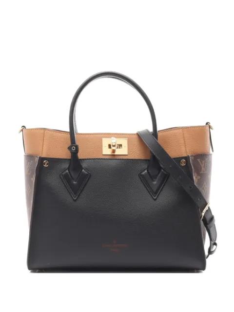 2021 On My Side MM leather tote bag by LOUIS VUITTON 