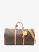 2021s Keepall Bandoulière 50 Monogram perforated handbag by LOUIS VUITTON 