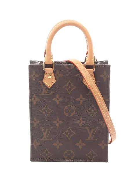 2021s Petit Sac Plat monogram tote bag by LOUIS VUITTON 