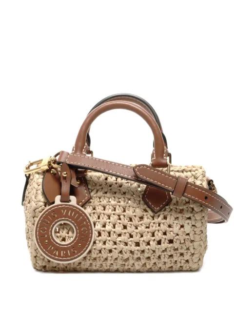 2024 Nano Speedy raffia tote bag by LOUIS VUITTON 
