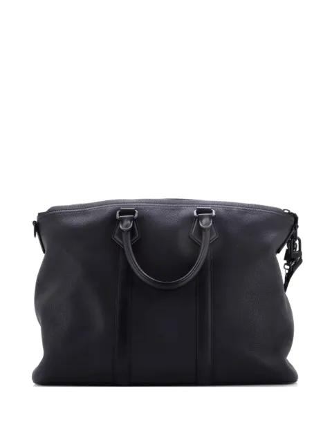 Aerogram Lock It Tote Leather satchel by LOUIS VUITTON 