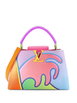 Alex Israel ArtyCapucines Bag Multicolor Leather with Plexiglass PM satchel by LOUIS VUITTON 