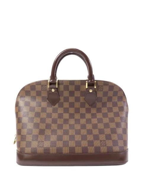 Alma Damier Ebène canvas tote bag by LOUIS VUITTON 