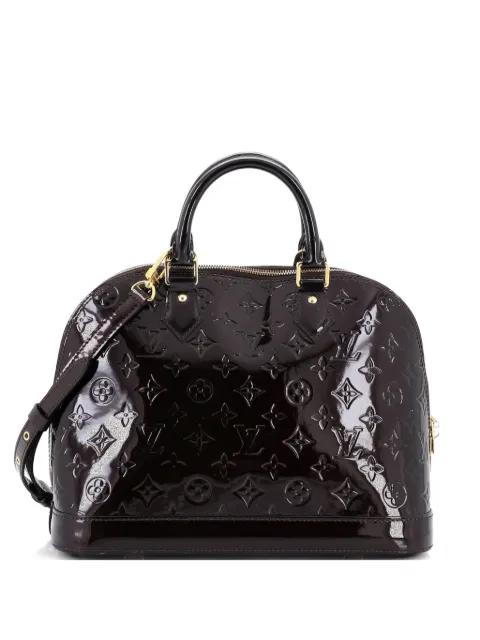 Alma Handbag Monogram Vernis PM satchel by LOUIS VUITTON 