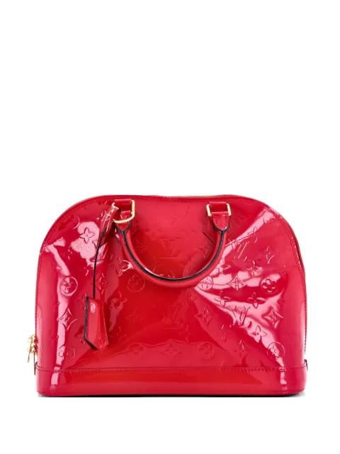 Alma Handbag Monogram Vernis PM satchel by LOUIS VUITTON 
