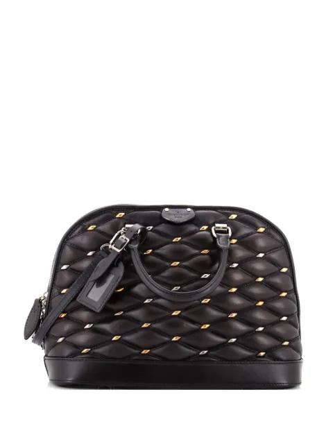 Alma Handbag Studded Malletage Leather PM tote bag by LOUIS VUITTON 