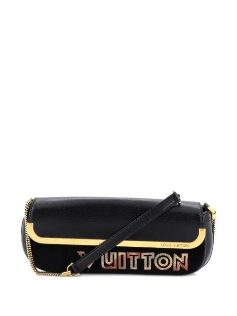 Avant Garde Pochette Leather with Suede clutch bag by LOUIS VUITTON 