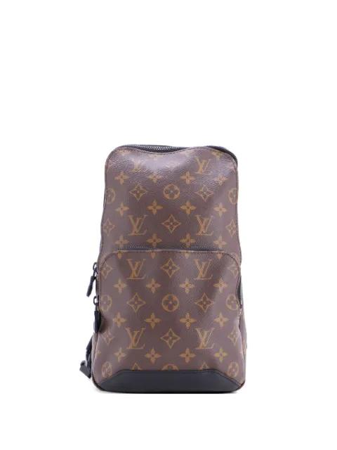 Avenue Sling Bag Macassar Monogram Canvas crossbody bag by LOUIS VUITTON 