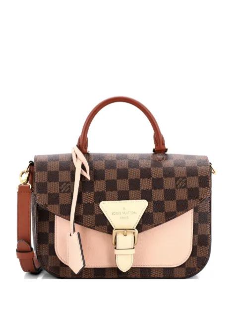 Beaumarchais Handbag Damier with Leather shoulder bag by LOUIS VUITTON 