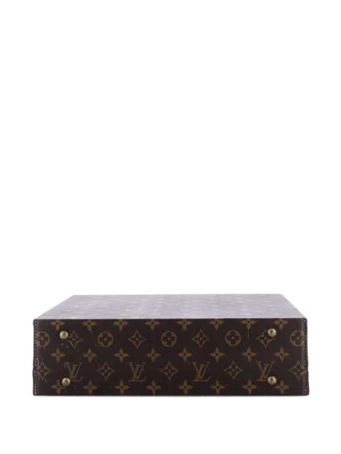 Boite Bijoux Jewelry Case Monogram Canvas 34 satchel by LOUIS VUITTON 