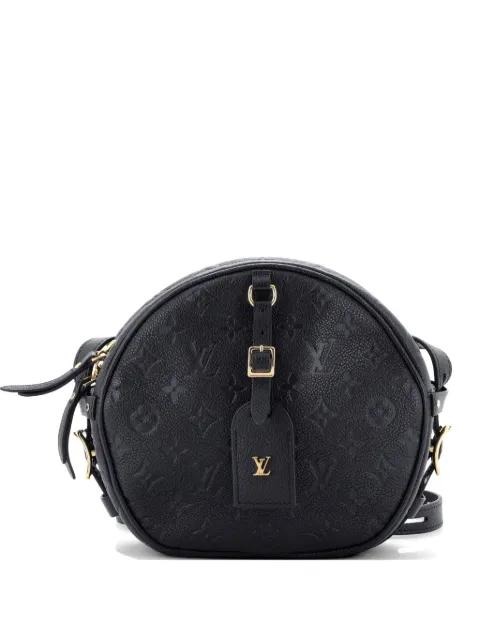 Boite Chapeau Souple Bag Monogram Empreinte Leather MM crossbody bag by LOUIS VUITTON 