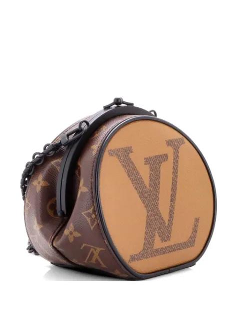 Boursicot Boite Chapeau Bag Reverse Monogram Giant shoulder bag by LOUIS VUITTON 