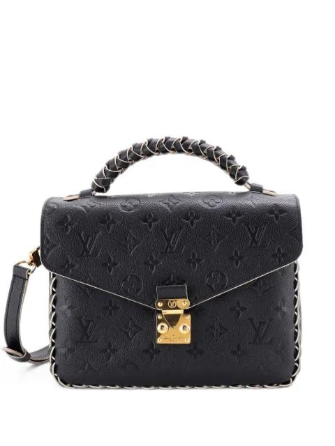 Braided Handle Pochette Metis Monogram Empreinte Leather crossbody bag by LOUIS VUITTON 