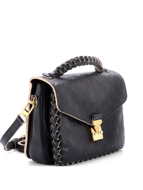 Braided Handle Pochette Metis Monogram Empreinte Leather crossbody bag by LOUIS VUITTON 