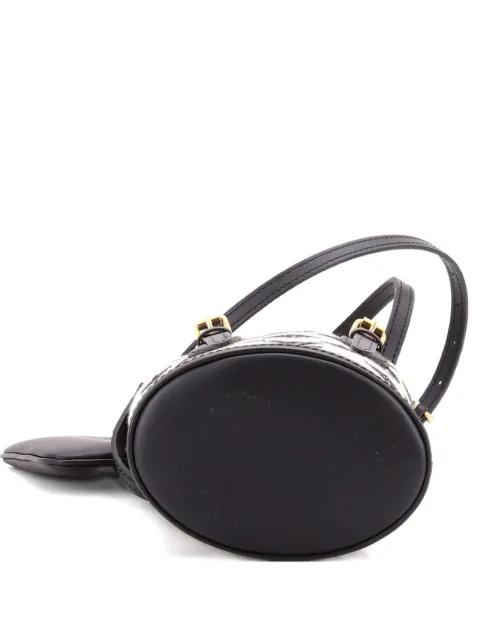 By The Pool Monogram Raffia Nano bucket bag by LOUIS VUITTON 