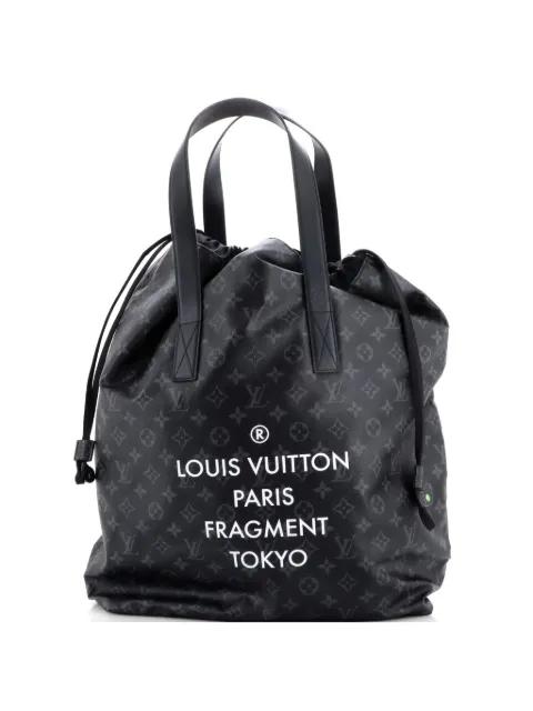 Cabas Light Drawstring Bag Flash Fragment Monogram Eclipse Canvas tote bag by LOUIS VUITTON 