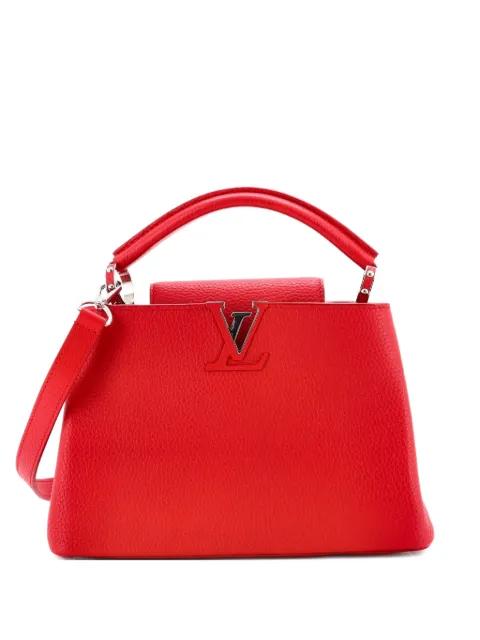 Capucines Bag Leather BB satchel by LOUIS VUITTON 