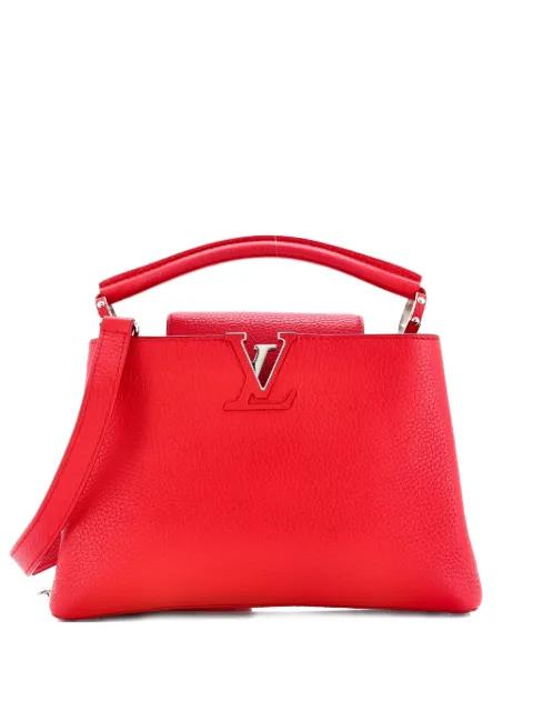 Capucines Bag Leather BB satchel by LOUIS VUITTON 