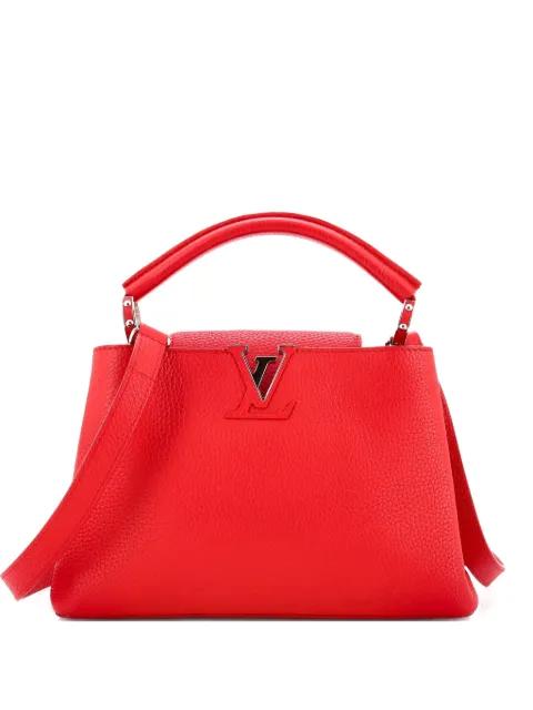 Capucines Bag Leather BB satchel by LOUIS VUITTON 