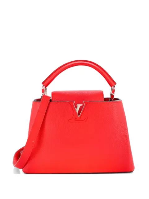 Capucines Bag Leather BB satchel by LOUIS VUITTON 