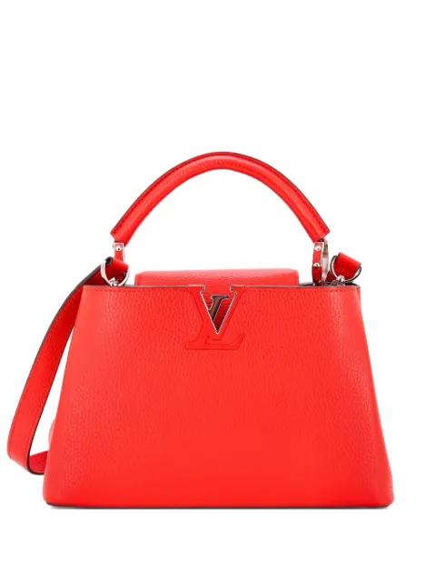 Capucines Bag Leather BB satchel by LOUIS VUITTON 