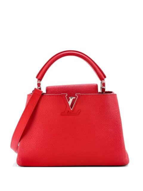 Capucines Bag Leather BB satchel by LOUIS VUITTON 