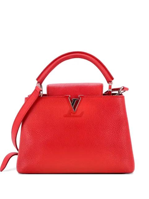 Capucines Bag Leather BB satchel by LOUIS VUITTON 