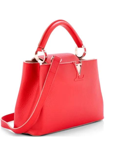 Capucines Bag Leather BB satchel by LOUIS VUITTON 