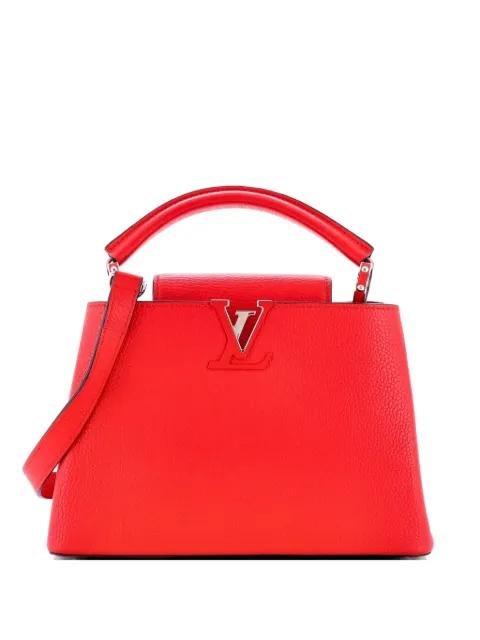 Capucines Bag Leather BB satchel by LOUIS VUITTON 