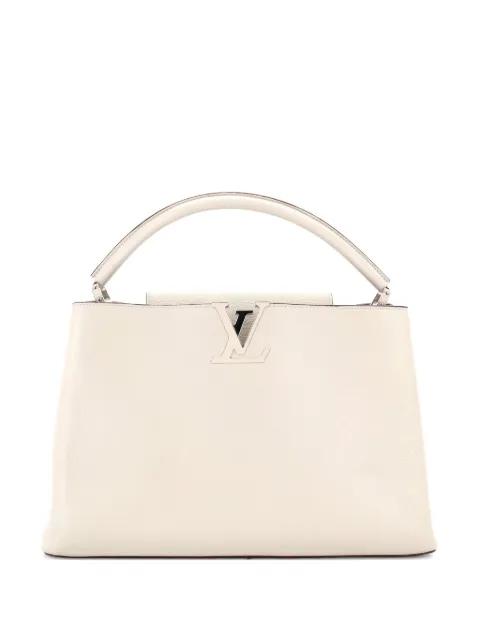 Capucines Bag Leather GM satchel by LOUIS VUITTON 