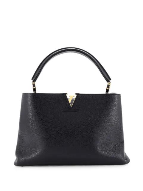 Capucines Bag Leather MM satchel by LOUIS VUITTON 