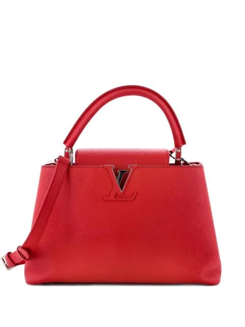 Capucines Bag Leather PM satchel by LOUIS VUITTON 