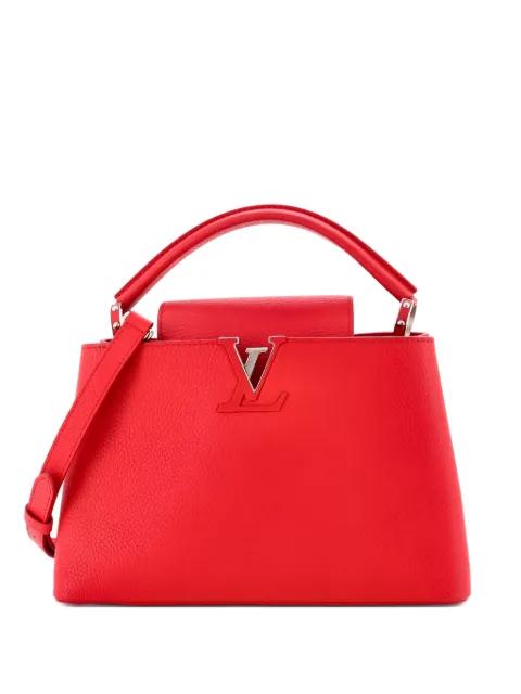 Capucines Bag Leather PM satchel by LOUIS VUITTON 