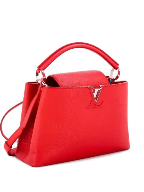 Capucines Bag Leather PM satchel by LOUIS VUITTON 