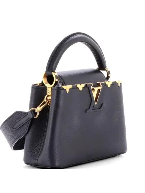 Capucines Bag Leather with Embellished Detail Mini shoulder bag by LOUIS VUITTON 