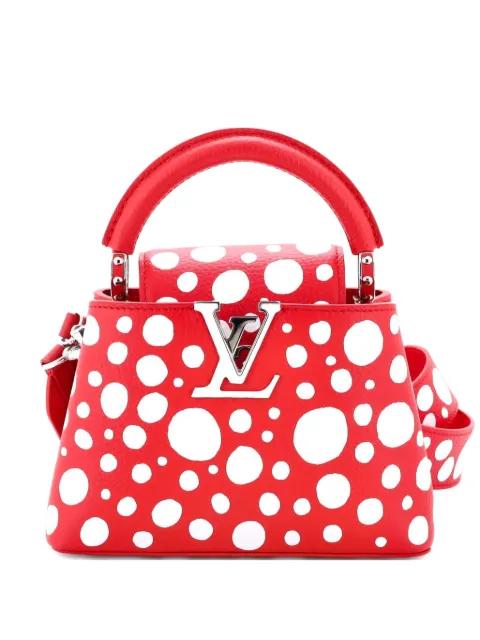 Capucines Bag Yayoi Kusama Infinity Dots Taurillon Leather Mini crossbody bag by LOUIS VUITTON Capucines Bag Yayoi Kusama Infinity Dots Taurillon Leather Mini crossbody bag by LOUIS VUITTON