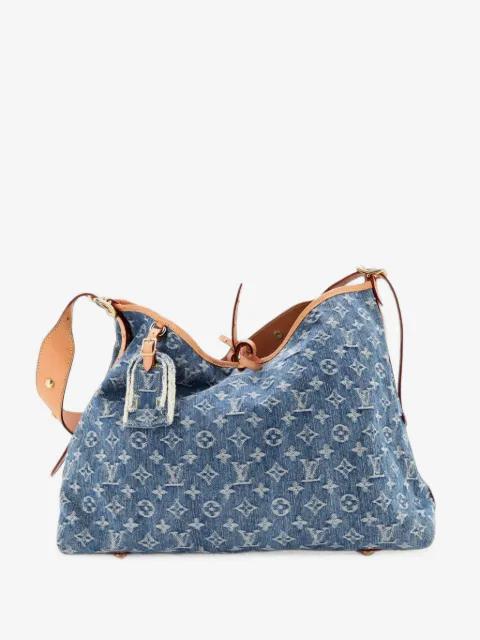 CarryAll Monogram Denim MM hobo bag by LOUIS VUITTON 